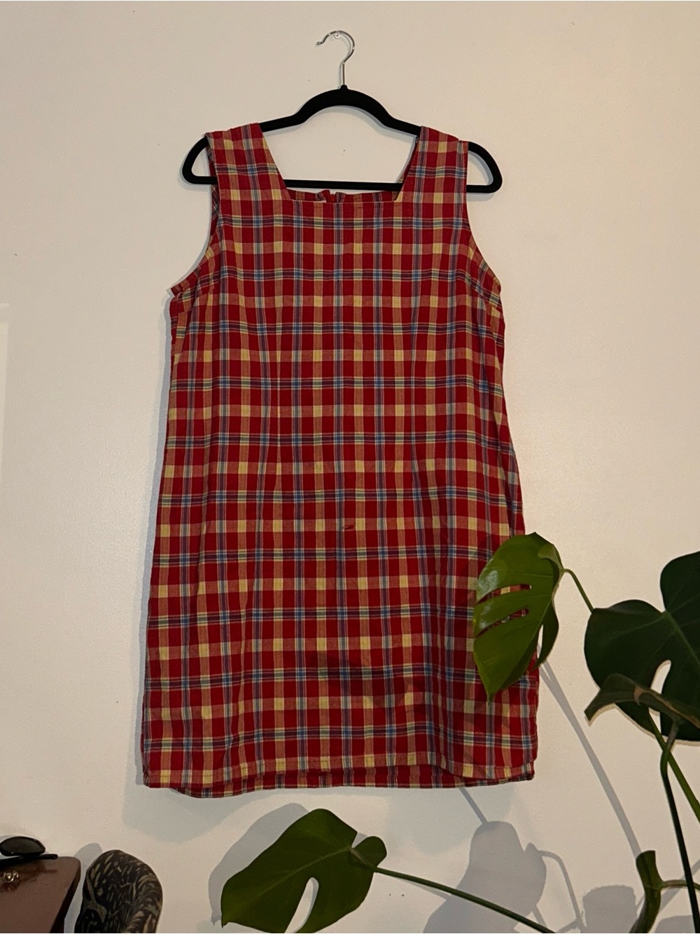 Vintage Plaid Mini Dress